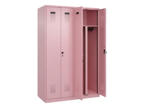 PBM-locker,HxBxD 1850x1200x500mm,4vak,vak B 300mm,draaigrendel