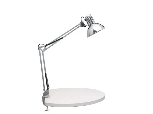 Bureaulamp MAUL Study met tafelklem chroom excl. LED lamp