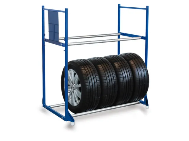 bandenstelling,grondveld,HxBxD 1360x1350x790mm,v. banden-Ø 540-820mm