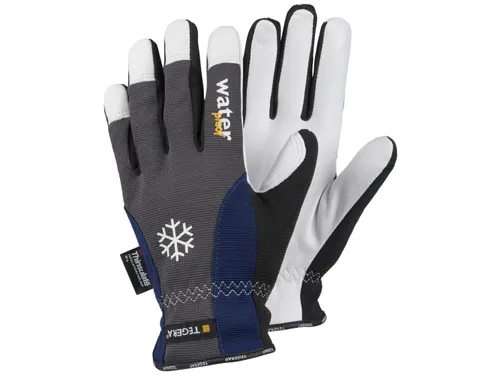 Tegera 295 koudebestendige handschoenen, wit/grijs/blauw, maat 11