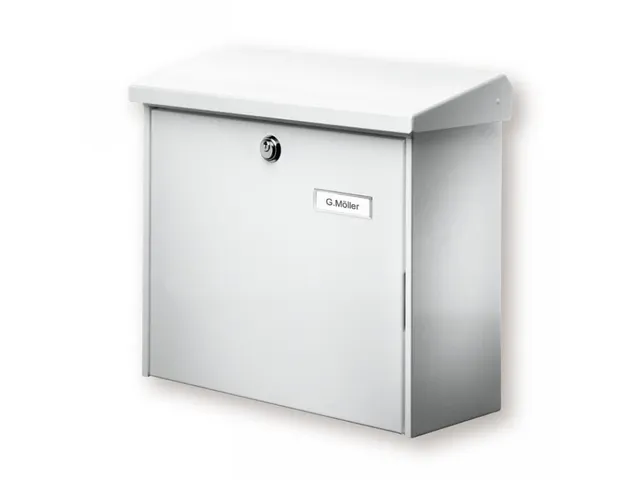 Brievenbus Comfort Wit Staal