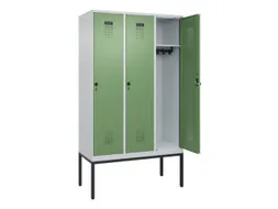 locker,HxBxD 2120x1200x500mm,3vak,vak B 400mm,draaigrendel