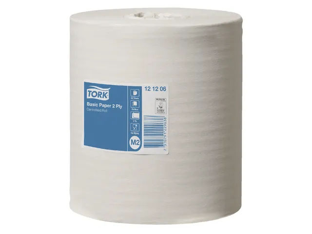 Poetsrol Tork 2-laags Wit Universal 121206