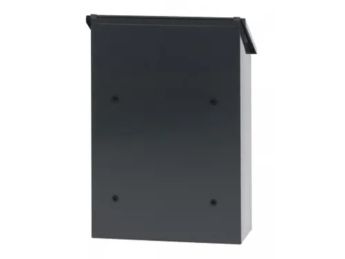 Wandbrievenbus, H 44,5 Cm Antraciet Staal