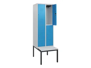 Dubbeldekse dekenkist,HxBxD 1950x600x815mm,2x2vak.,vak B 300mm - 2