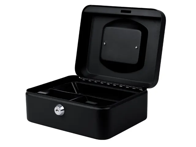 Geldkist Quantore 200x160x90mm zwart