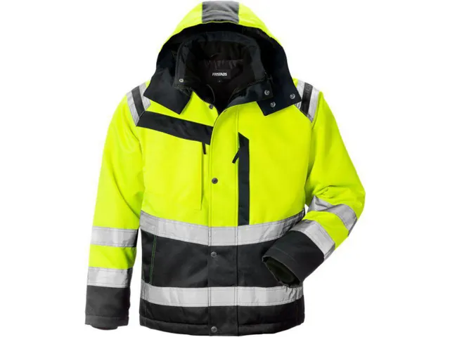 Fristads 119630 parka, fluo geel/zwart, maat L, per stuk