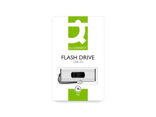Q-Connect USB-stick 16GB USB 3.0 met schuifmechanisme Zilver - 2