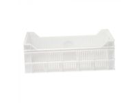 Denox Stapelbak open Kunststof Wit 60x40cm (bakerynorm)