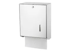Handdoekdispenser Aluminium Groot C-vouw Z-vouw