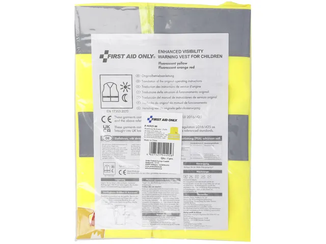 Veiligheidsvest kids First Aid Only vos 3-8 jaar