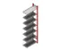 rayonnage pour classeurs rayonnage suivant HxlxP 2350x760x335mm