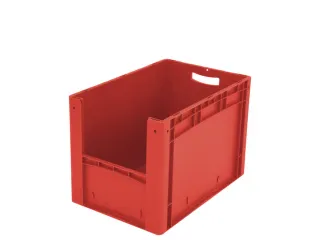 Euronorm Stapelkrat M. Grijpopening Pp 420x600x400mm Rood - 1