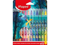 Viltstift Maped Dragon set à 12 kleuren