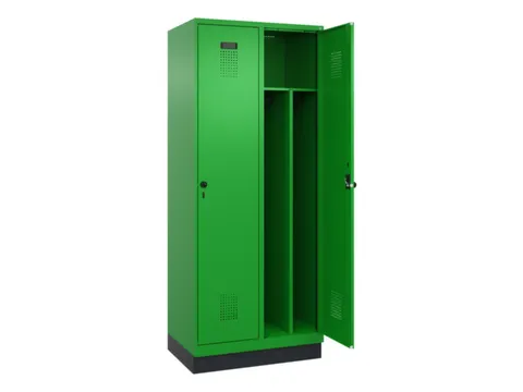 locker voor scheiding van kleding,HxBxD 1950x800x500mm,2vak