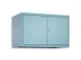 opzetkast,v. locker voor scheiding van kleding,2vak.,vak B 400mm
