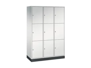 grootvolume-lockersysteem,RAL 7035,HxBxD 1950x1220x500mm,3x3vakken - 2