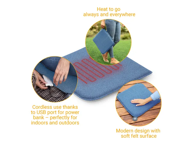 Medisana OL 650 Outdoor warmtekussen 40x40cm Blauw