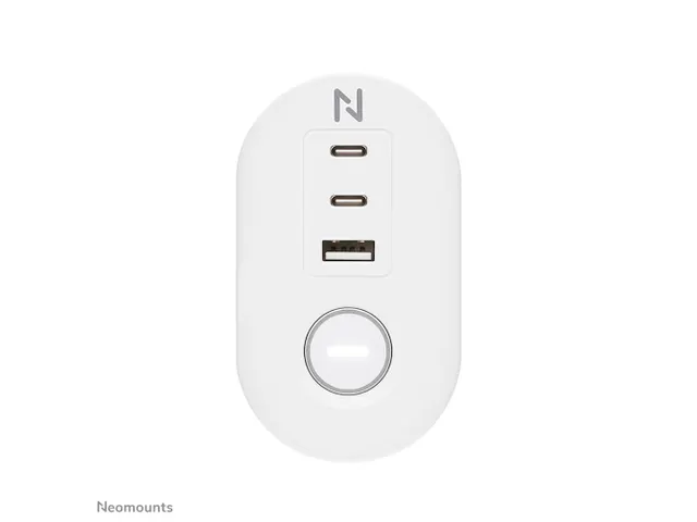 Neomounts VOLT DS22-840WH6 Multiprise de bureau avec pince - 2 x USB-C