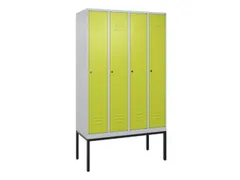 locker voor scheiding van kleding,HxBxD 2120x1200x500mm,4vak