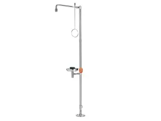 Plens-/Oogdouche,2Sproeikoppen Vast M. Wasbak,50L/Min - 1