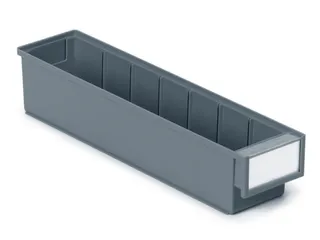 stellingbak,HxBxD 82x92x400mm,PP,grijs - 1