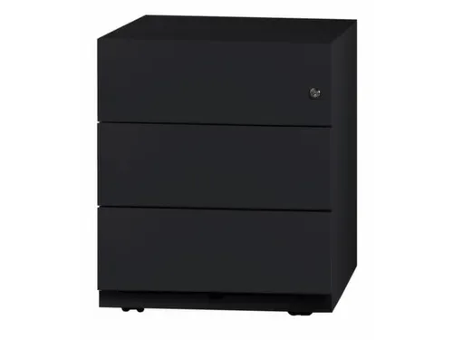 Mobiel Ladenblok 495x420x565mm 3laden Cilinderslot Zwart