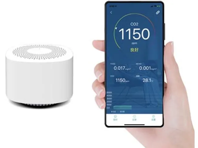 Mini Luchtkwaliteitmeter Bluetooth connectie
