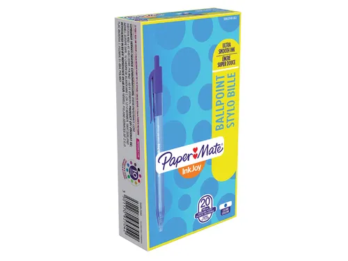 Balpen Paper Mate Inkjoy 100RT medium blauw