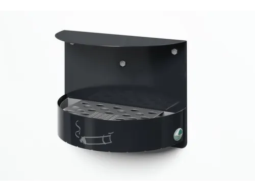 Wandasbak 1.5 liter HxBxD 230x300x150mm antracietgrijs Slot
