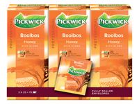 Thee Pickwick rooibos honing 25 zakjes van 1.5gr
