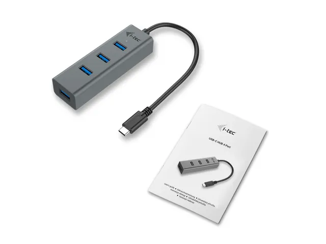i-tec USB-C Metal 4-poorts HUB