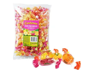 Zuurtjes Candyman frisse fruit zak 1 kilogram - 1