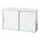 Schuifdeurkast 1100x1200x400mm Kastromp/Front Lichtgrijs/Lichtgrijs