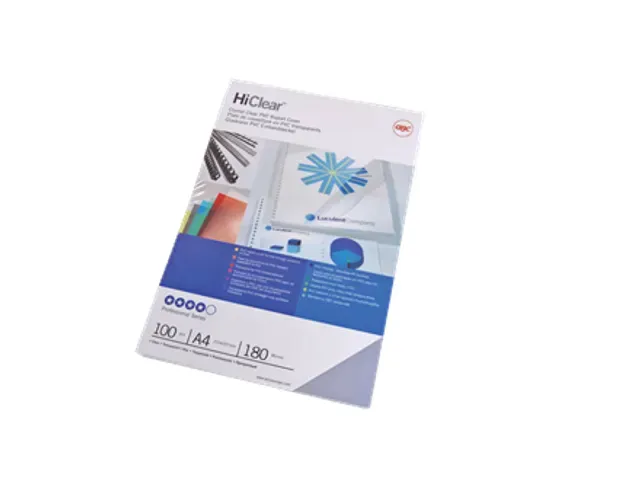 OUTLET Couverture GBC HiClear A3 200micron Transparent 100 pièces