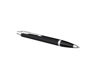 Balpen Parker IM Matt Black CT Finish Medium Blauwe inkt - 4