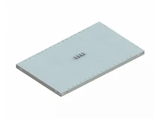 legbord,v. magazijnstelling,BxD 1000x600mm,vakl. 150kg,verzinkt - 1