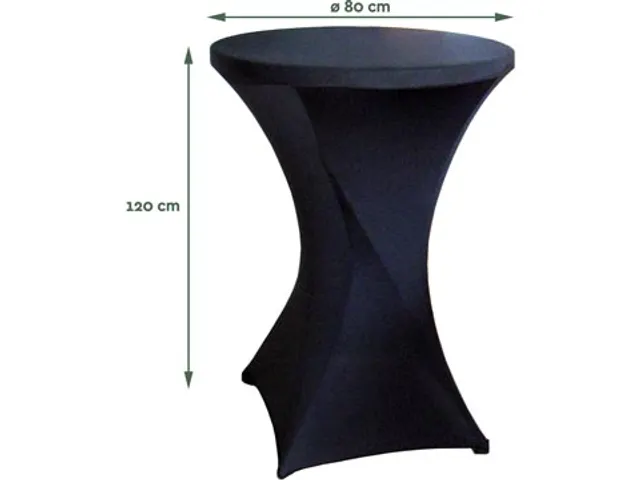 Statafelrok Zwart Diameter 80 Cm