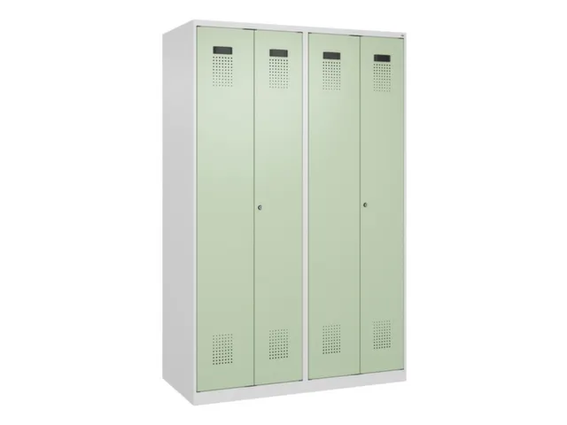 locker voor scheiding van kleding,HxBxD 1850x1200x500mm,4vak