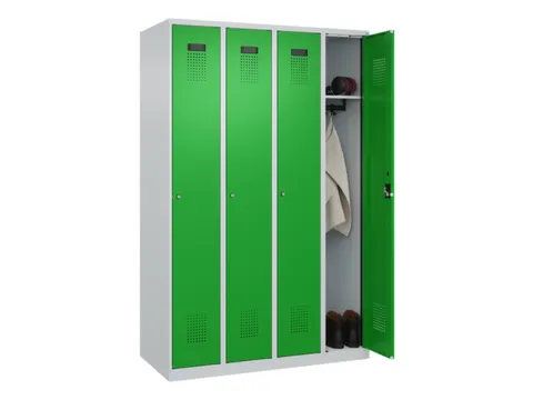 locker,HxBxD 1850x1200x500mm,4vak,vak B 300mm,cil.-slot