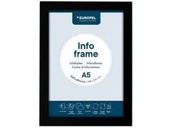 zelfklevend kader ft A5, zwart, pak van 2 stuks