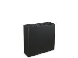 Afvalverzamelstation,3X100L,Romp Zwart