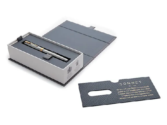 Vulpen Parker Sonnet Stainless steel GT Fijn