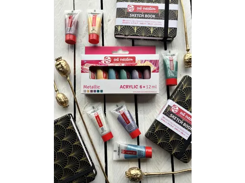 Acrylverf Talens Art Creation metallic assorti 6 tubes à 12ml