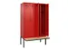 locker met bank,voor scheiding van kleding,HxBxD 2120x1200x815mm,4vak