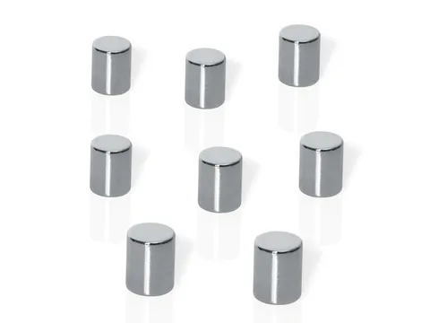 magneten Be!board 8 stuks rond 8mm Zilver