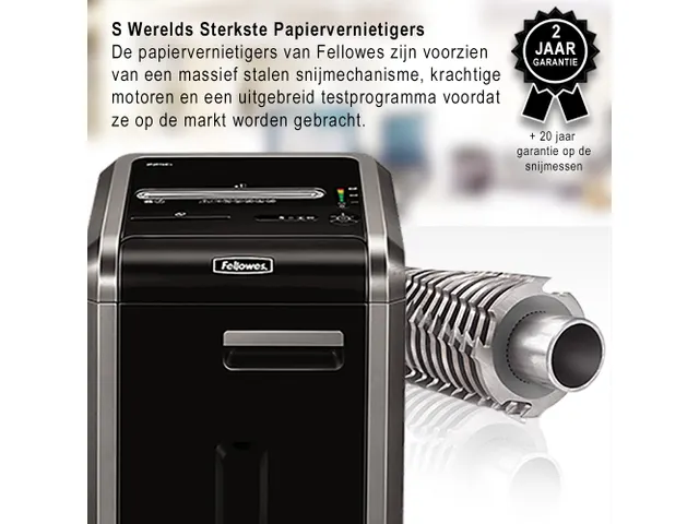 Papiervernietiger Fellowes 225i stroken 5.8mm P-2