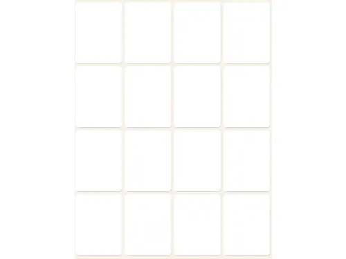 etiket Zweckform 38x29mm wit pakje a 384 etiketjes