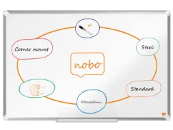 Whiteboard Nobo Premium Plus 60x90cm staal