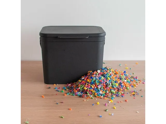 Bonton Mini afvalemmer GFT 5 liter zwart